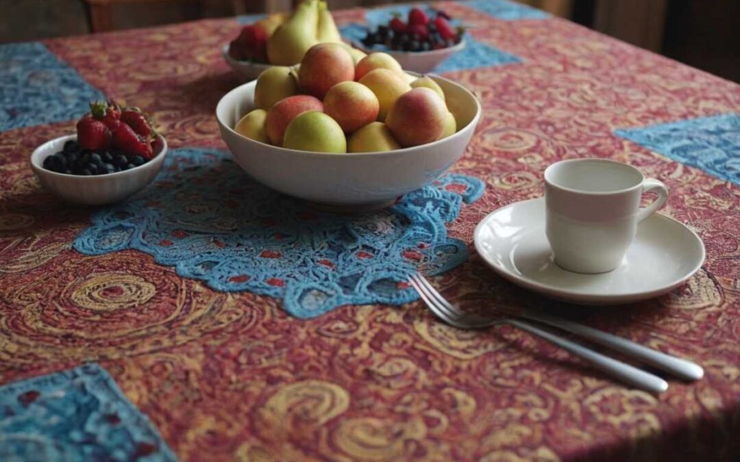 Transformez votre table avec une toile cirée des astuces faciles